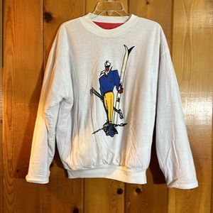 Vintage (80’s) Reversible Après-Ski Wear pullover
